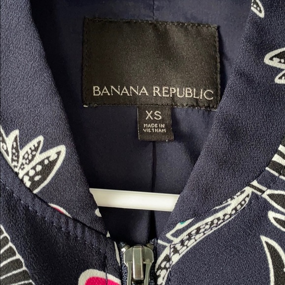 Floral navy jacket - Picture 5 of 6